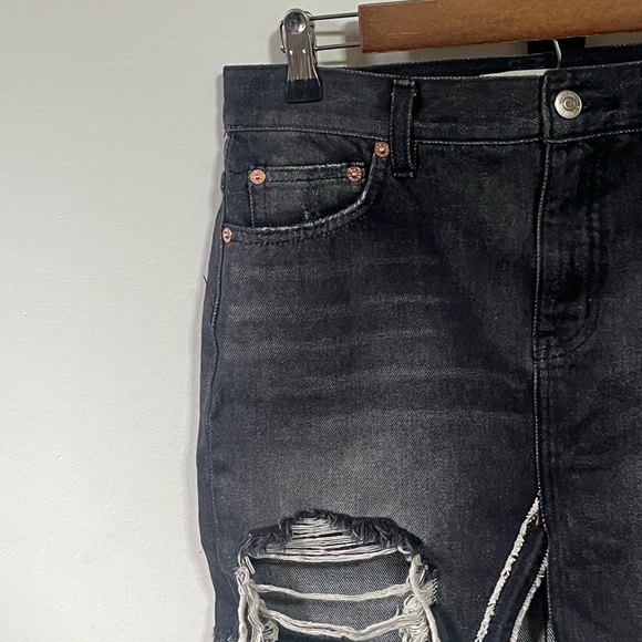 We The Free Black Distressed Skirt Sz 25 - Picture 3 of 8